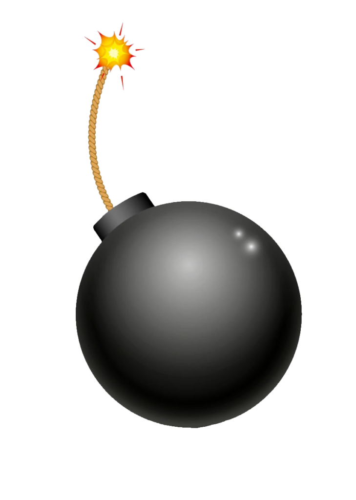 Transparent Bomb PNG