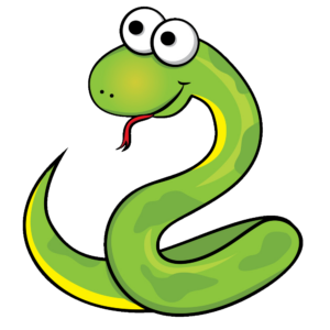 Green Cartoon Snake PNG