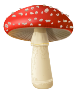 Animated Red Mushroom PNG