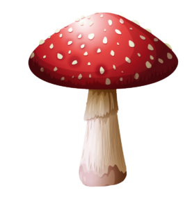 Red Mushroom Clipart PNG