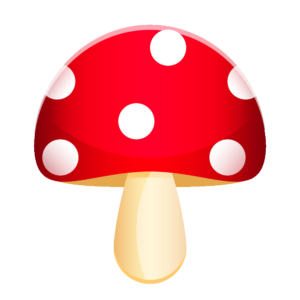 Red Mushroom Vector PNG