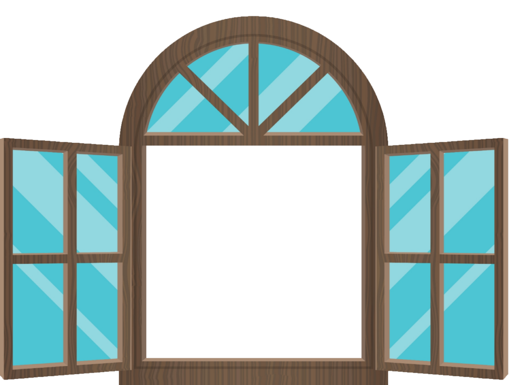 Open Arch Window Clipart PNG