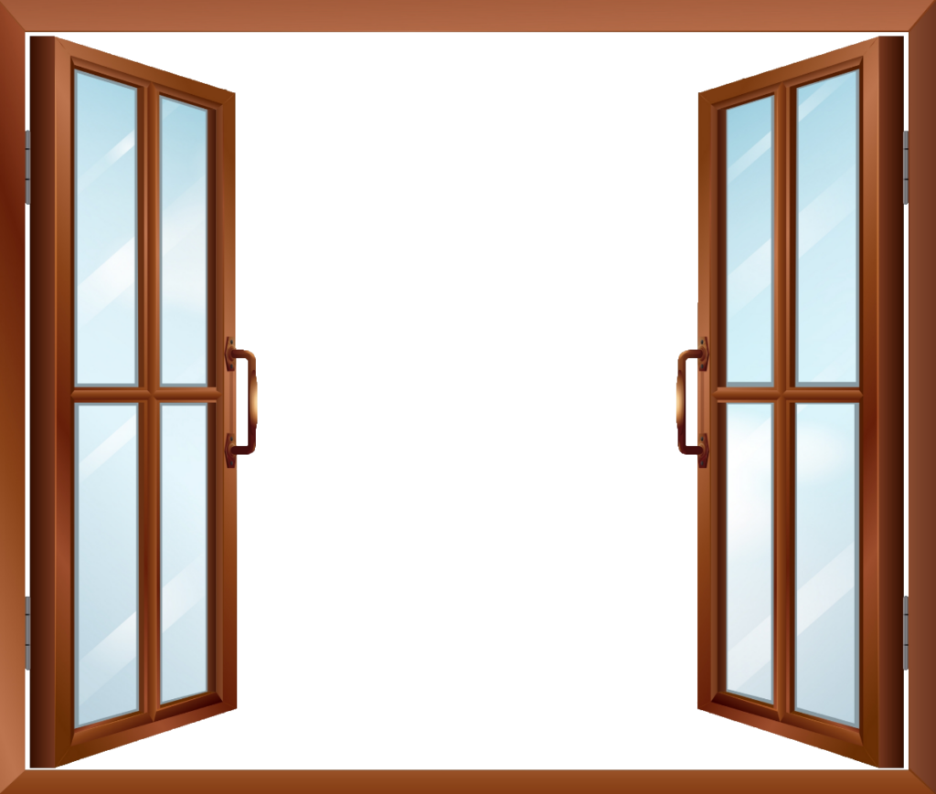 Open Wood Window PNG
