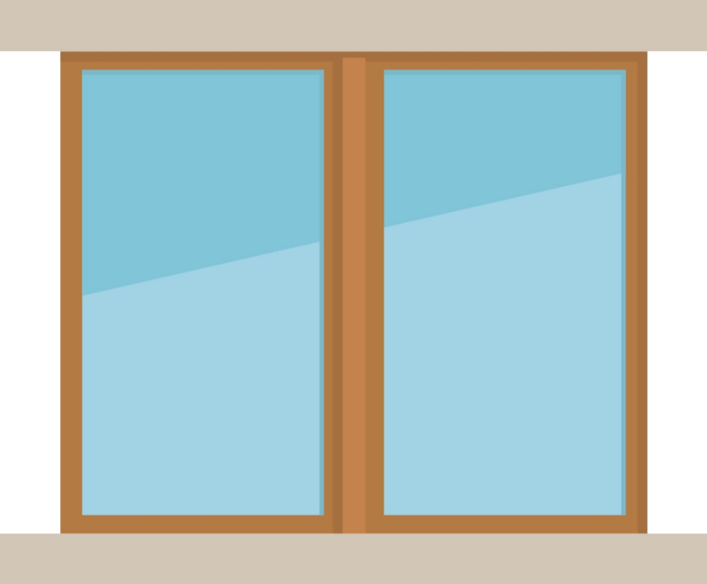 House Window Vector PNG
