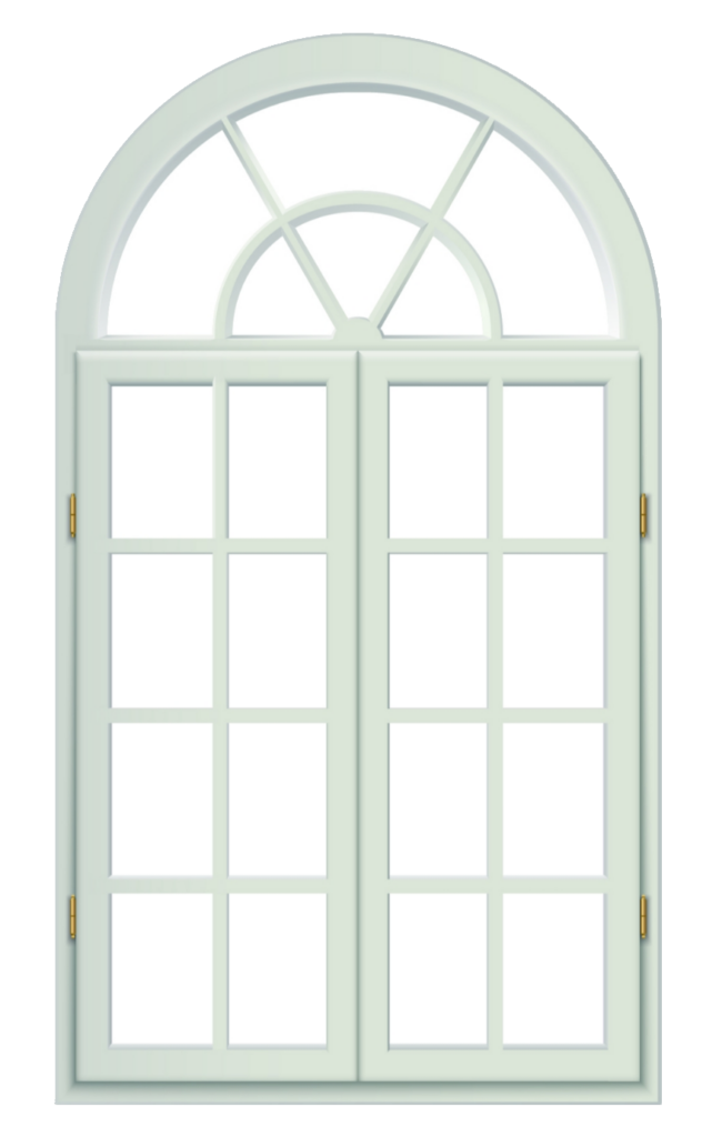 White Arch Window PNG