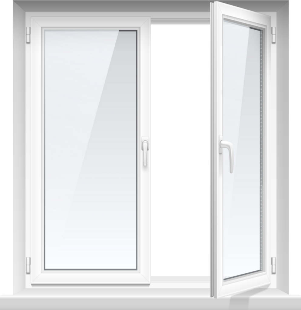 White Glass Window PNG