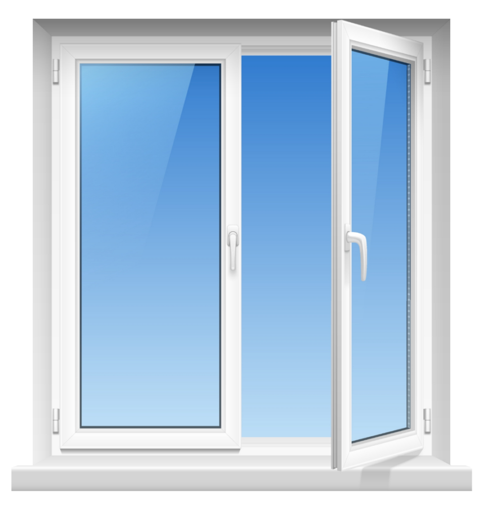 White Open Window PNG