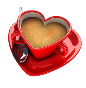 Heart Shape Coffee Cup PNG