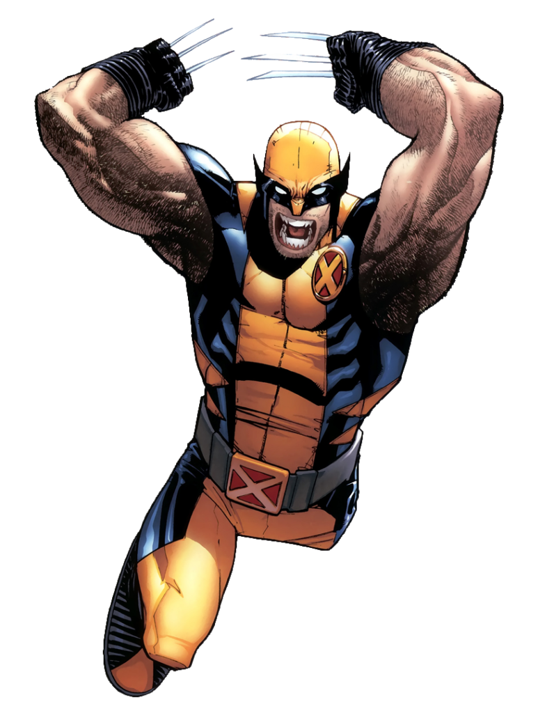 Attacking Wolverine PNG