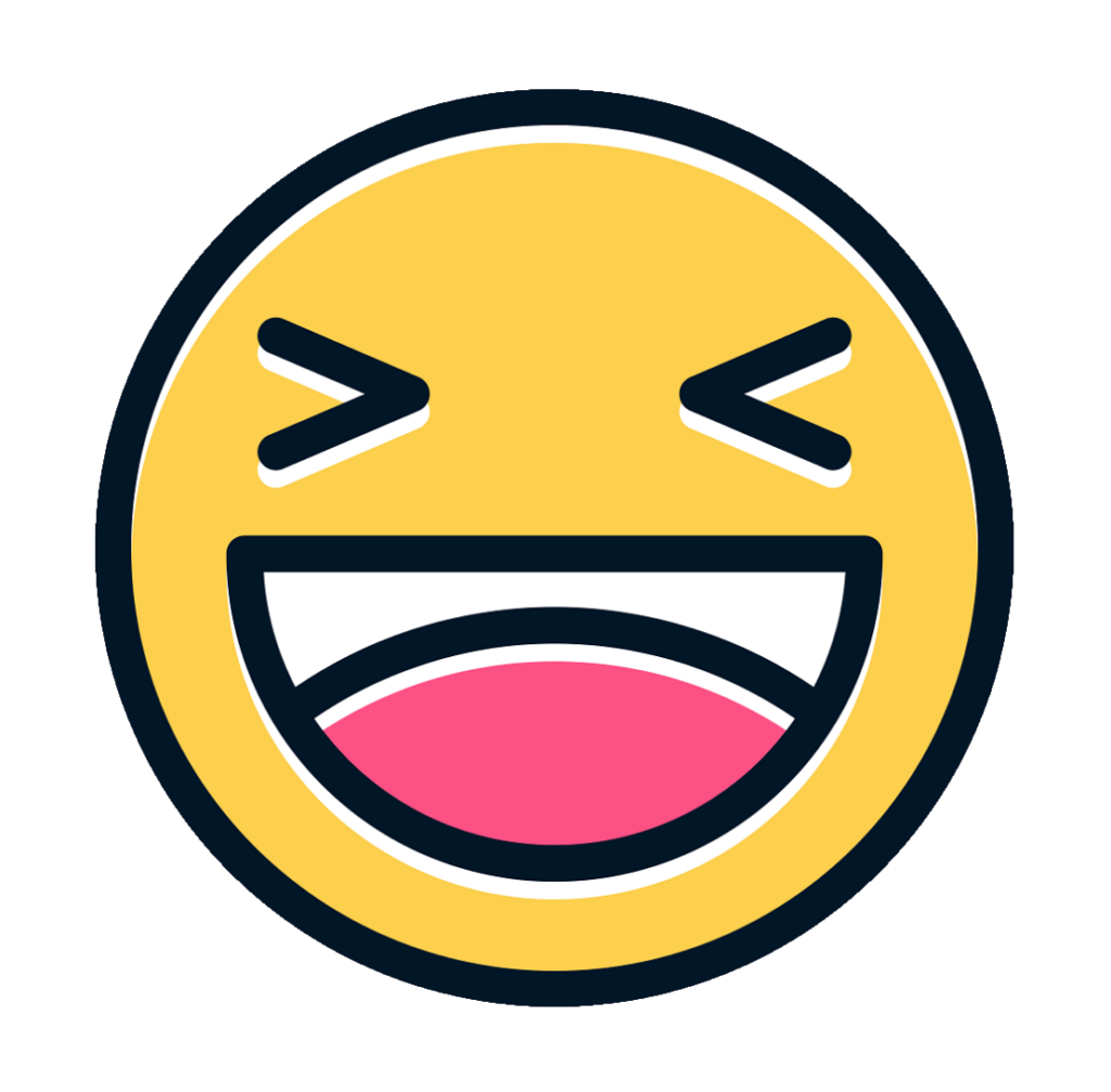 Laughing Emoji Vector PNG