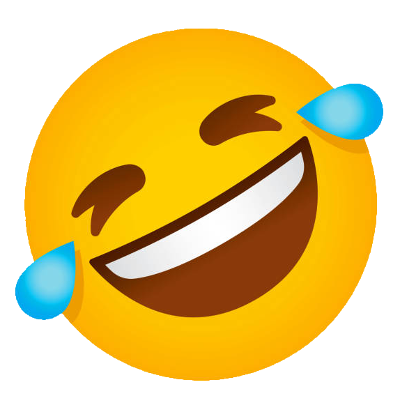 Crazy Laughing Emoji PNG