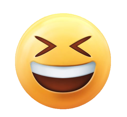 Animated Closed Eye Laughing Emoji PNG