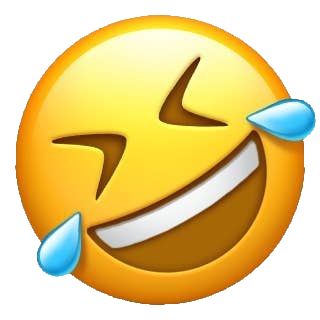 Laughing emoji PNG