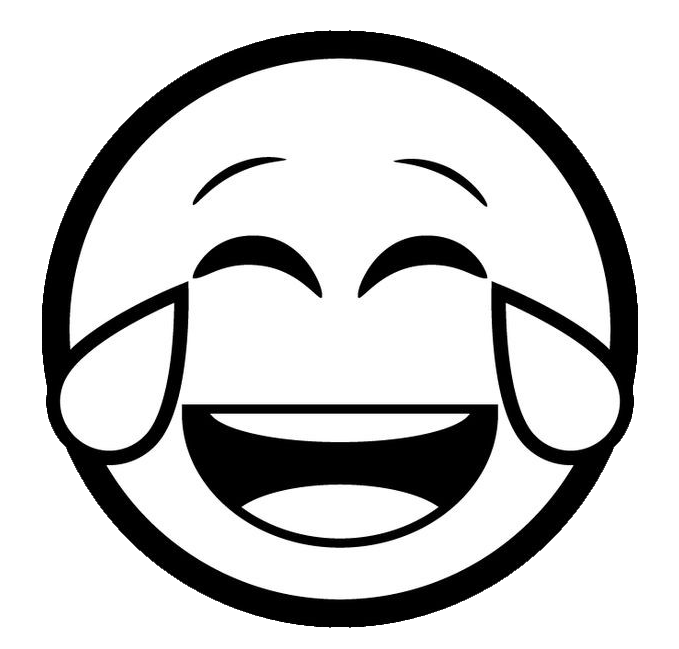 Laughing with Tears Emoji Vector icon PNG