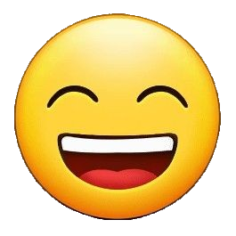 Simple laughing Emoji PNG
