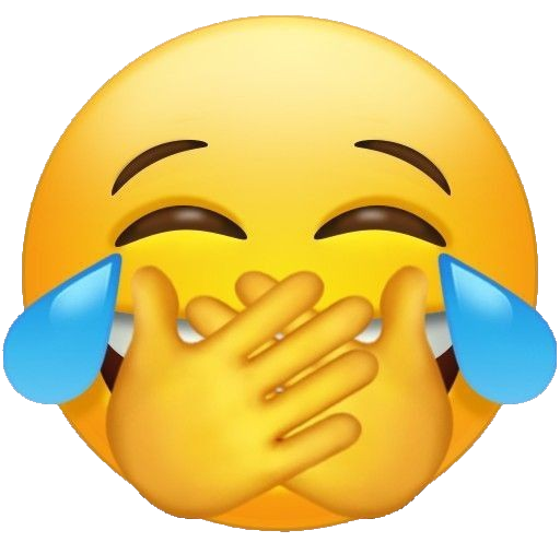 Cute Laughing Emoji PNG