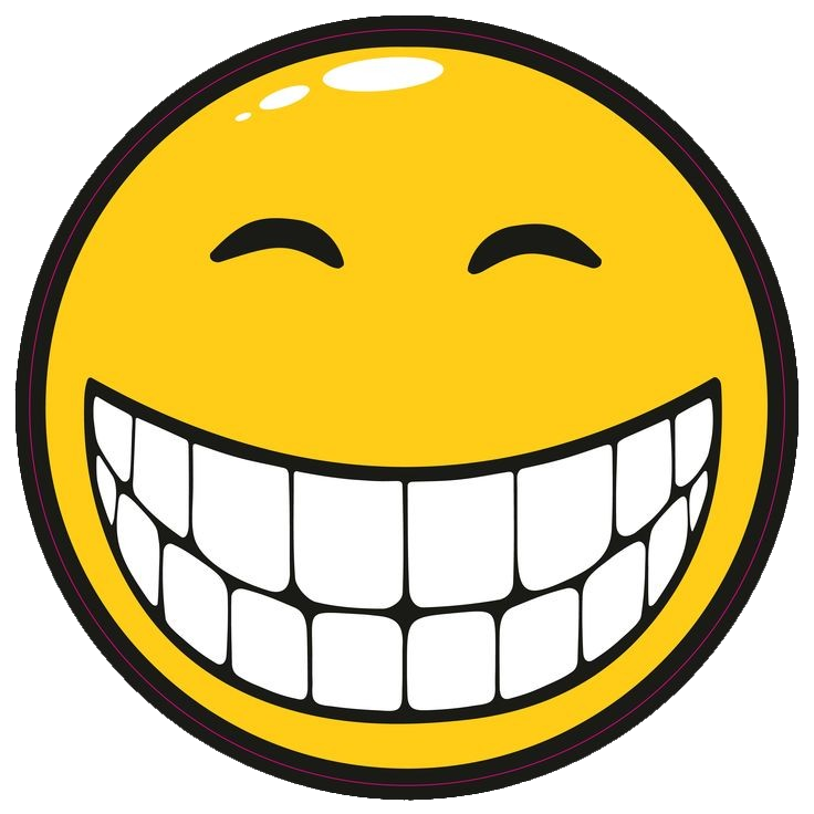 Laughing Teeth Emoji PNG
