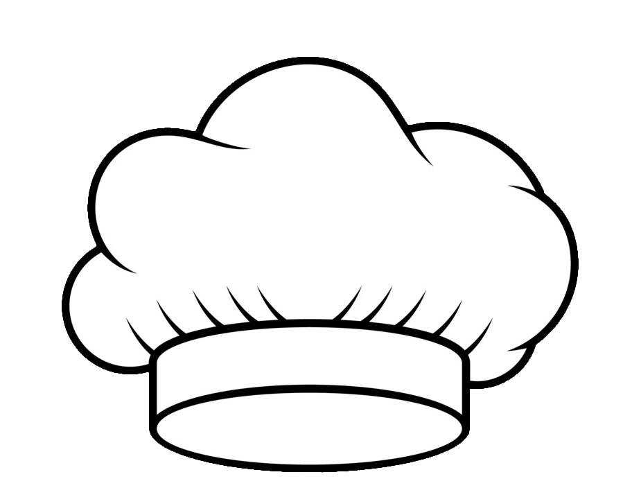 Chef Hat Outline PNG