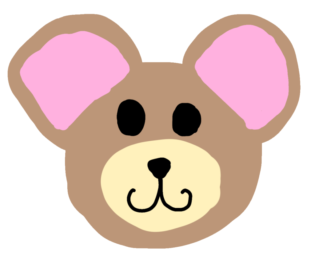 Teddy Bear Head Drawing PNG