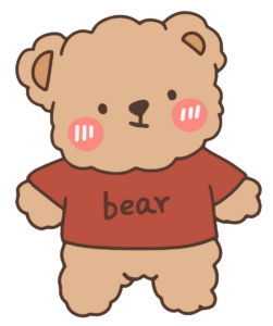 Cute Teddy Bear Clipart PNG