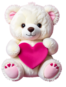 Cute Love Teddy Bear PNG