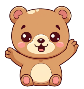 Cute Kawaii Teddy Bear PNG