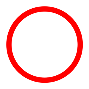 Red Border Circle PNG
