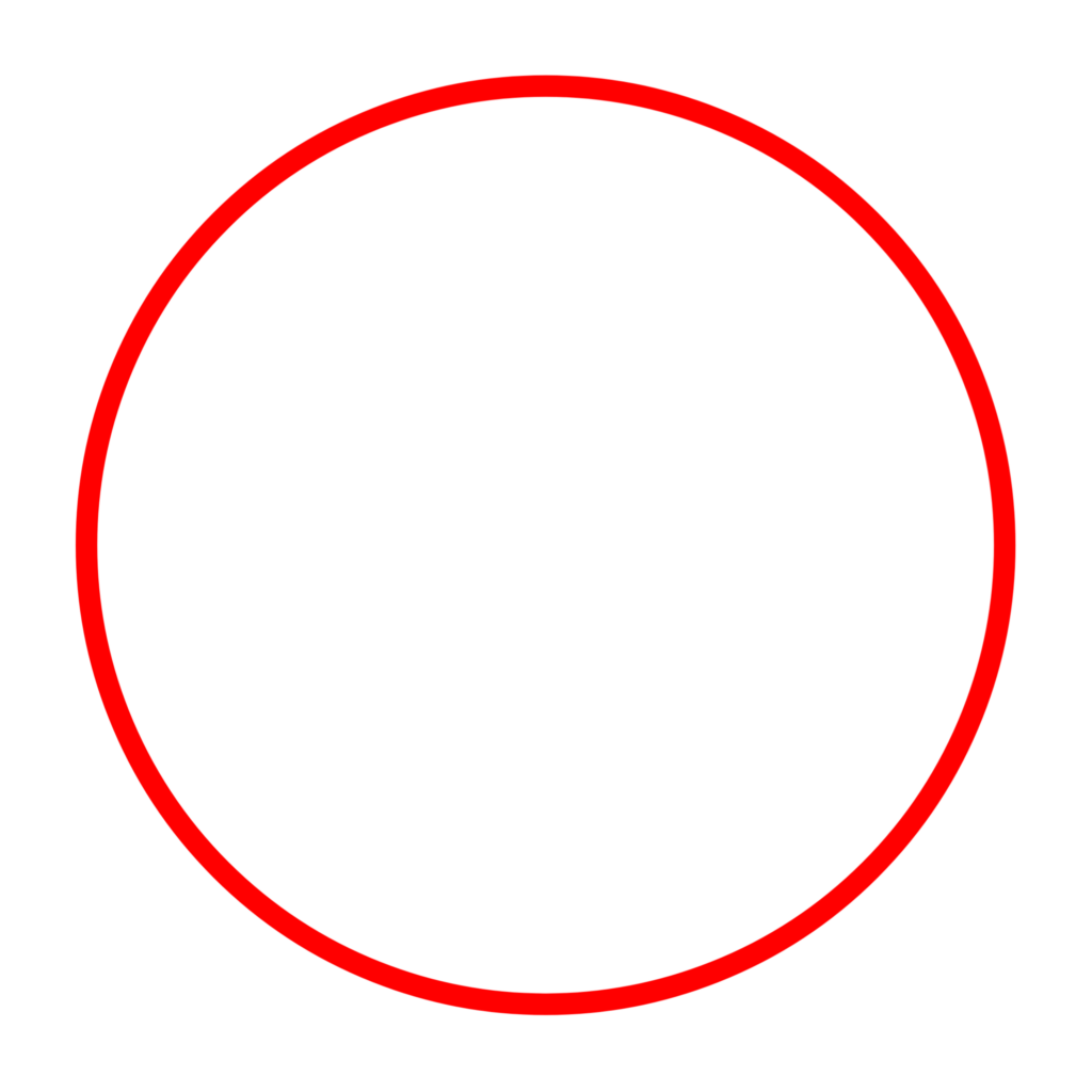 Red Circle Outline PNG