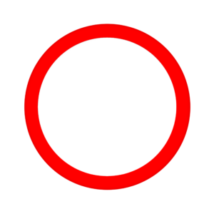Red Circle Border PNG