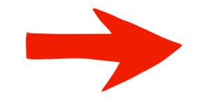 Hand Drawn Red Arrow PNG