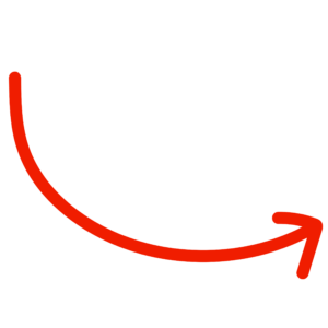 Hand Drawn Red Arrow PNG