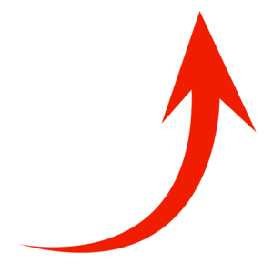 Curved Red Arrow PNG