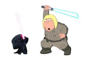 Family Guy Star Wars PNG Image