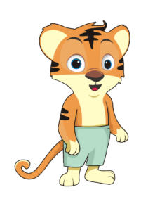 baby Tiger cartoon PNG