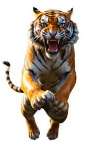 AI Generated Roaring Tiger PNG