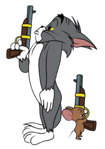 Classic Tom and Jerry cartoon PNG