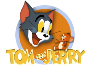 Animated Tom and Jerry logo PNG