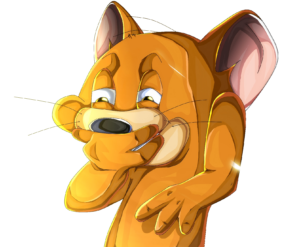 Jerry mouse smiling clipart PNG