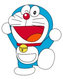 Happy Doraemon PNG