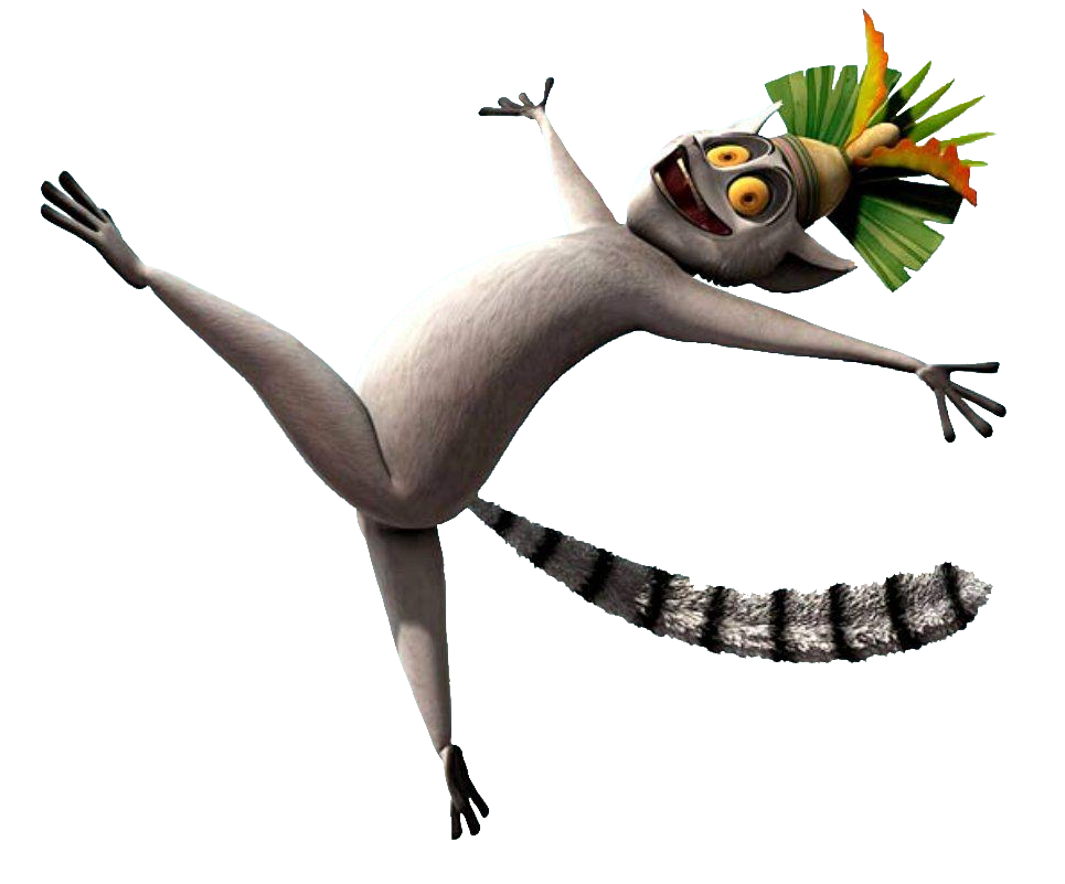 King Julien of Madagascar PNG