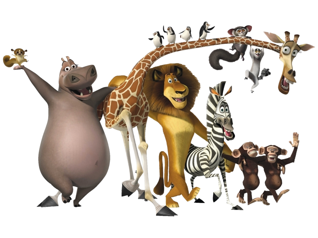 Madagascar movie PNG