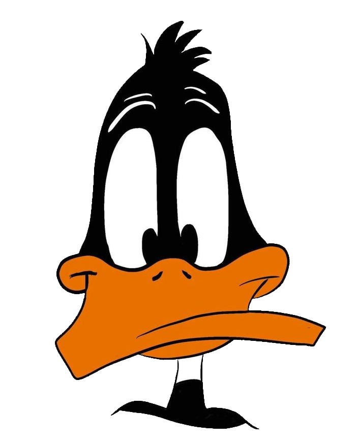 Daffy Duck Face Clipart PNG