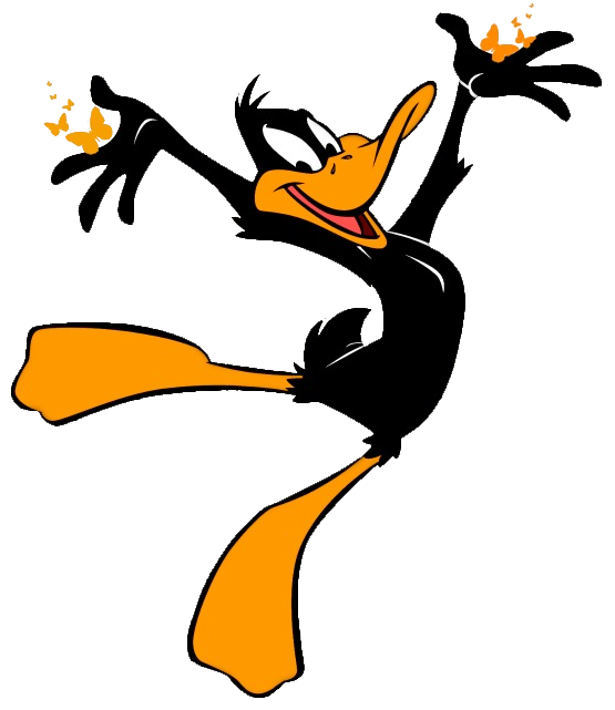 Happy Daffy Duck PNG