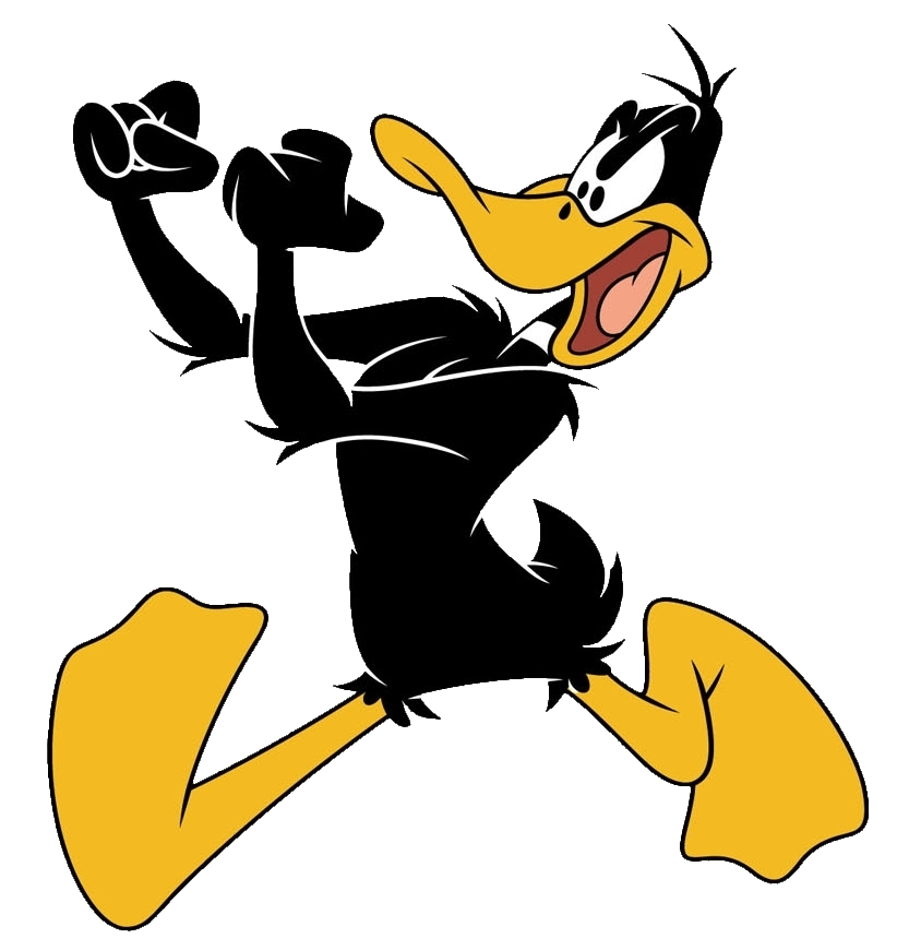 Running Daffy Duck PNG