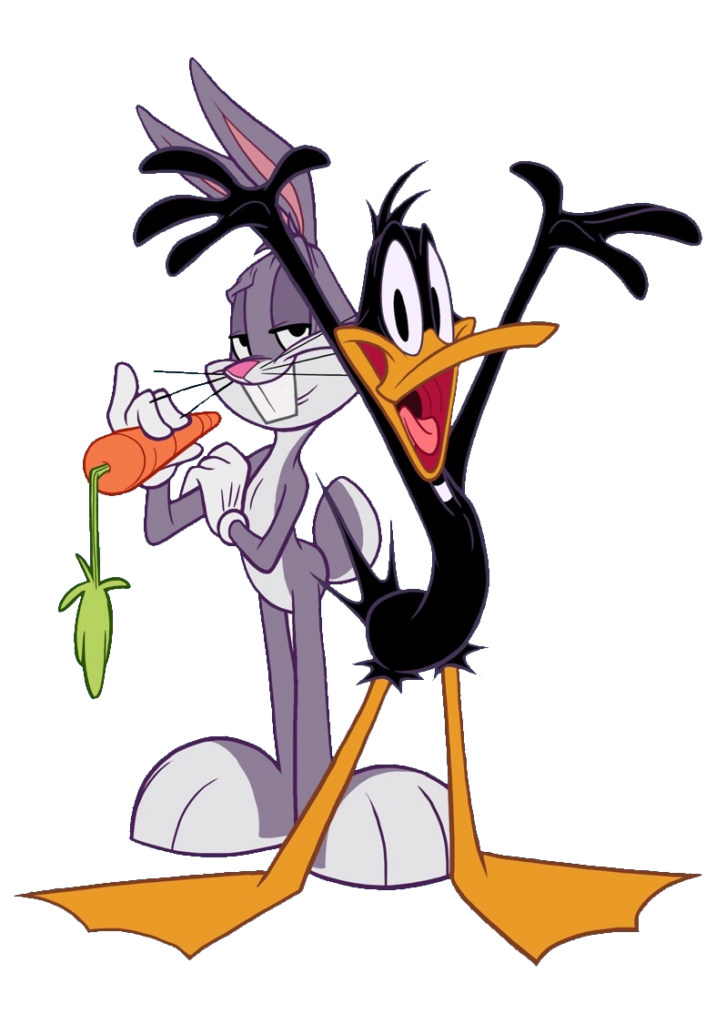 Daffy Duck and Bugs Bunny PNG