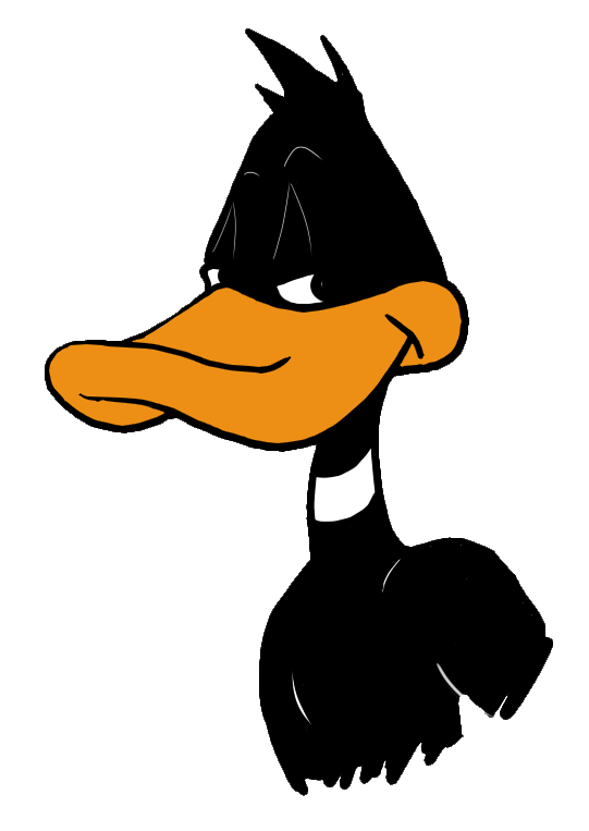 Daffy Duck Face clipart PNG