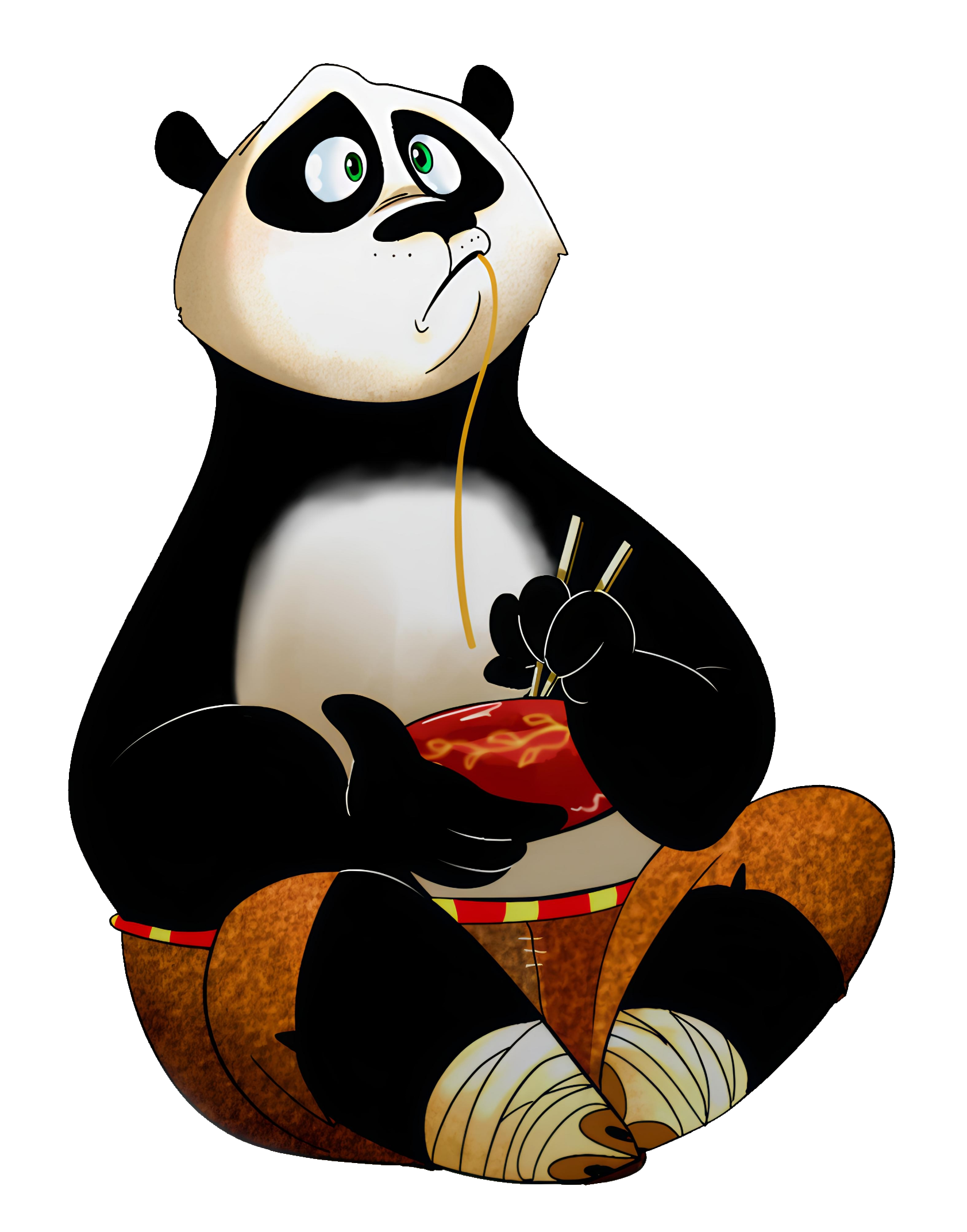 Kung Fu Panda Po Clipart PNG