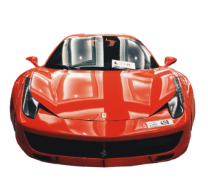 Front View red Car Png Image