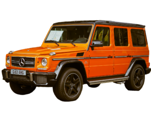Orange jeep Car Png Image
