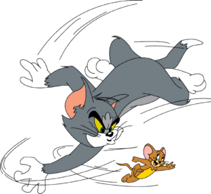 Running Tom and Jerry Png Clipart
